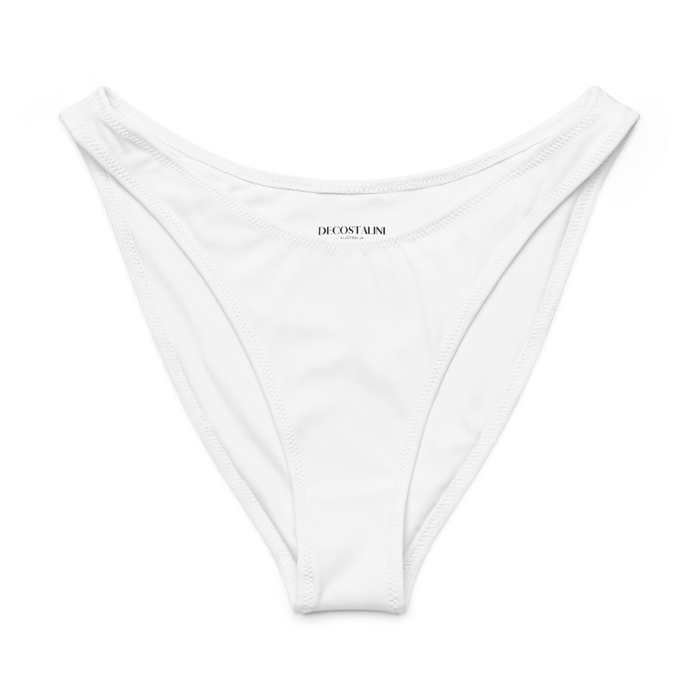 White Foam V-cut Bikini Bottom