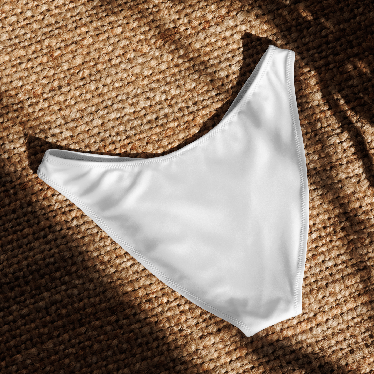 White Foam V-cut Bikini Bottom