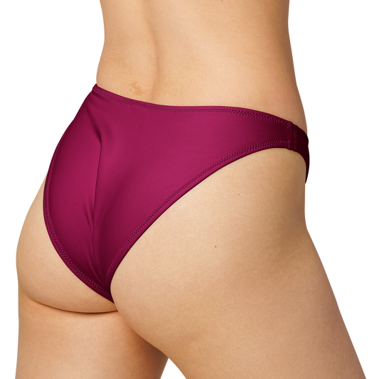 Berry V-cut Bikini Bottom
