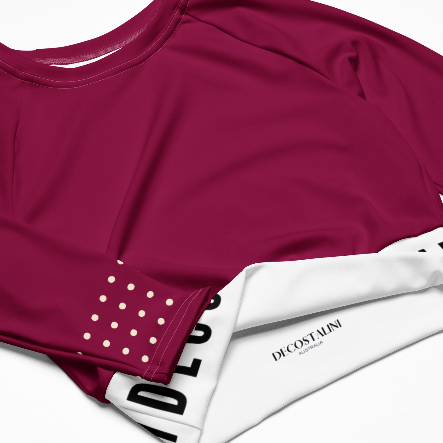 Berry Long Sleeved Rash Guard, Dance & Yoga Crop