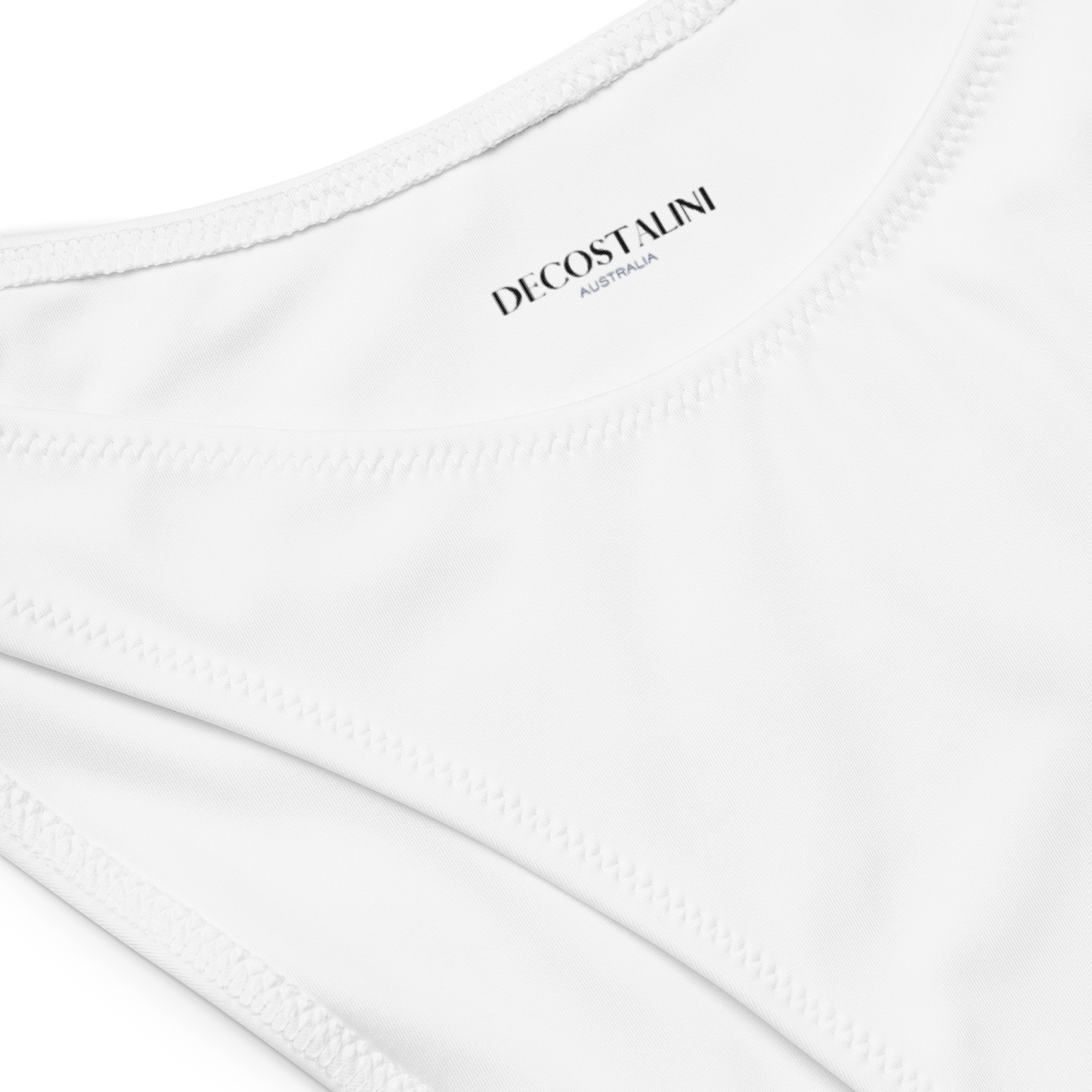White Foam V-cut Bikini Bottom